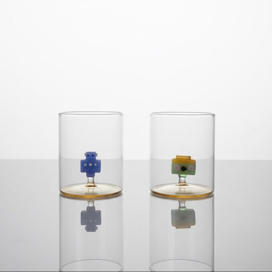 Ichendorf Milano – Verre “Mi Casa Tu Casa” Robot & Radio